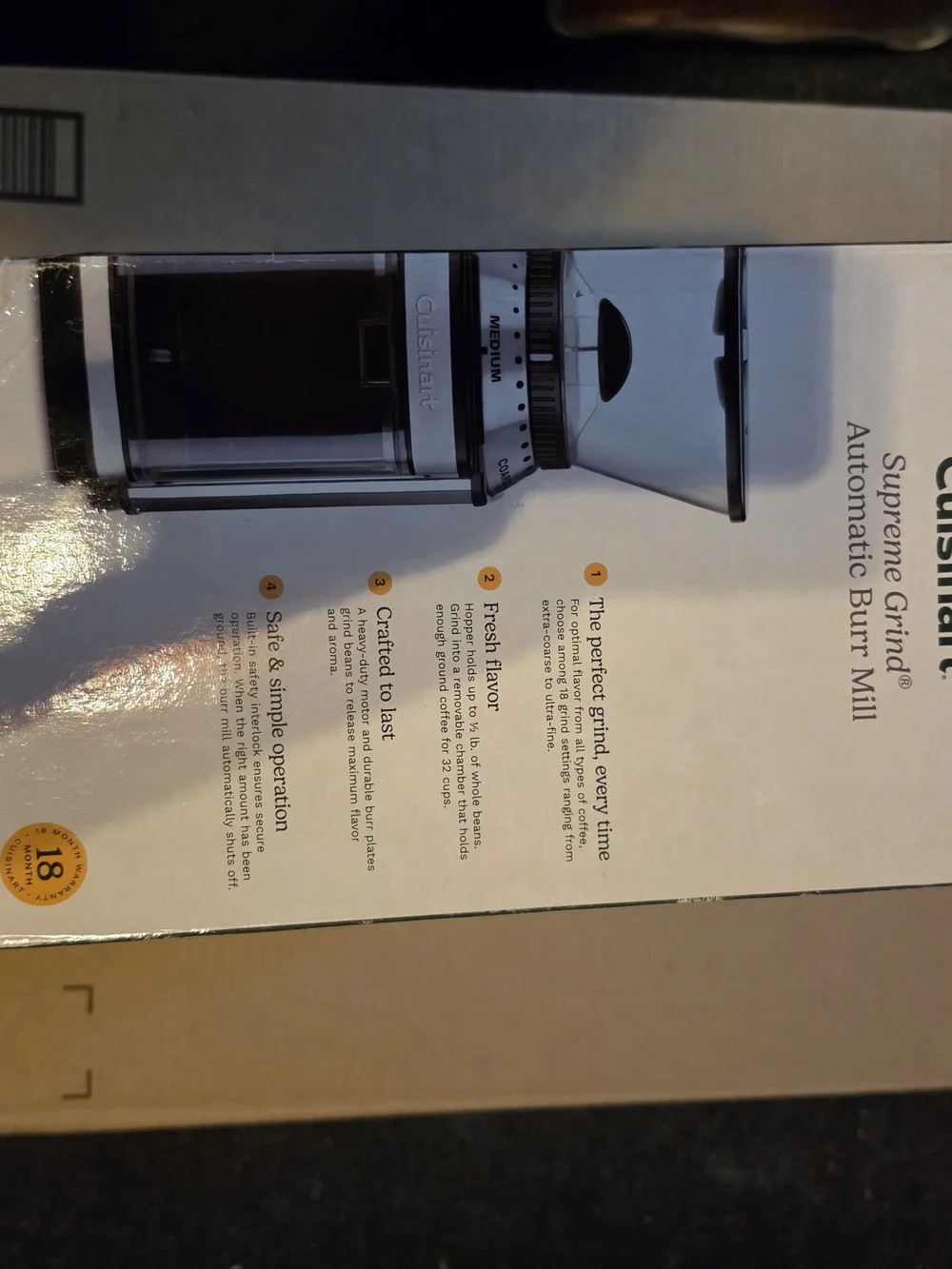Cuisinart automatic burr